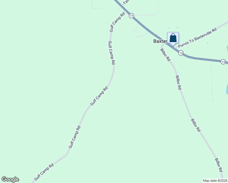 map of restaurants, bars, coffee shops, grocery stores, and more near 528-572 Gulf Camp Road in Lumberton