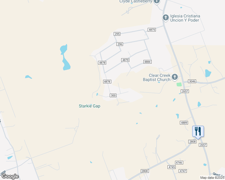 map of restaurants, bars, coffee shops, grocery stores, and more near 449 County Road 4878 in Copperas Cove