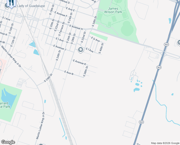 map of restaurants, bars, coffee shops, grocery stores, and more near 2013 Mardean Lane in Temple
