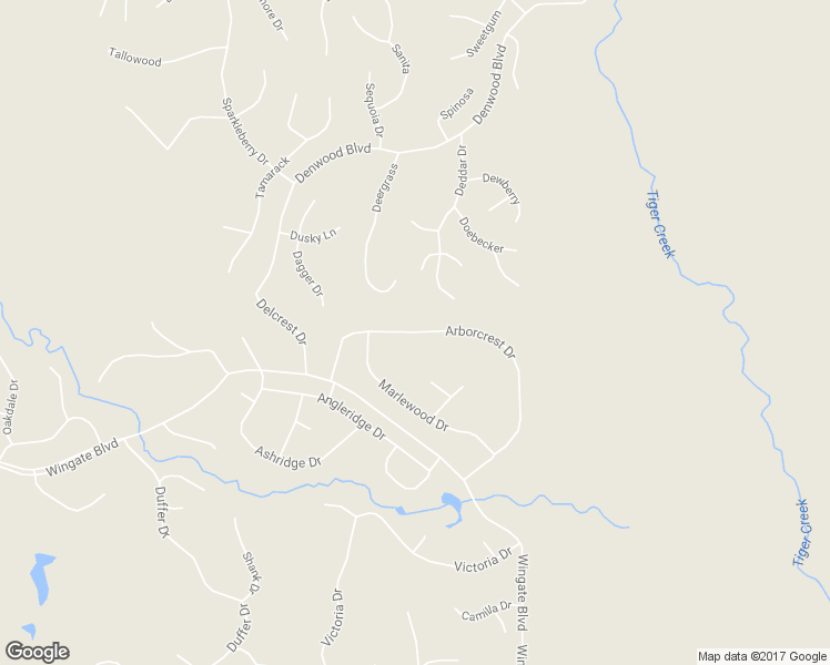 map of restaurants, bars, coffee shops, grocery stores, and more near Arborcrest Drive in Brookeland