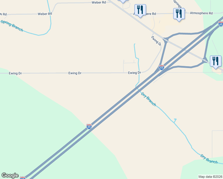 map of restaurants, bars, coffee shops, grocery stores, and more near 726 Ewing Drive in Atmore
