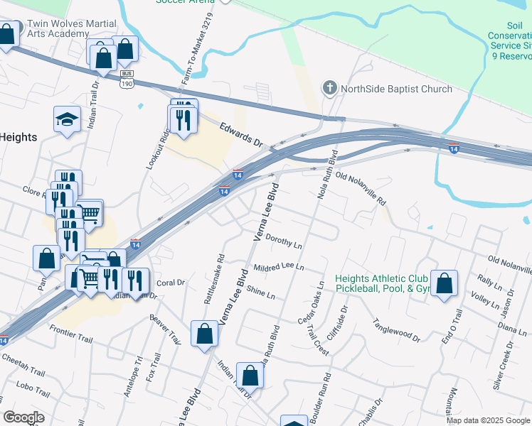 1101 Alberta Circle, Harker Heights TX Walk Score
