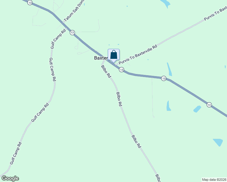 map of restaurants, bars, coffee shops, grocery stores, and more near 1175 Bilbo Road in Lumberton