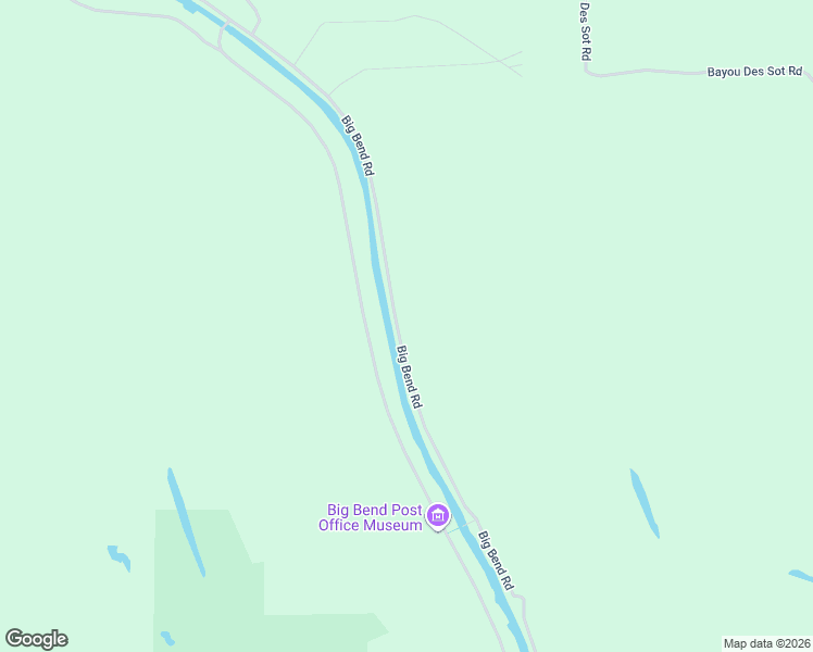 map of restaurants, bars, coffee shops, grocery stores, and more near 2264-2824 Big Bend Road in Moreauville