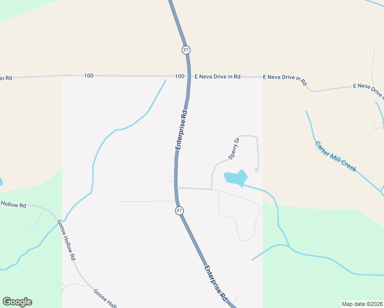 map of restaurants, bars, coffee shops, grocery stores, and more near 3474 Enterprise Road in Geneva