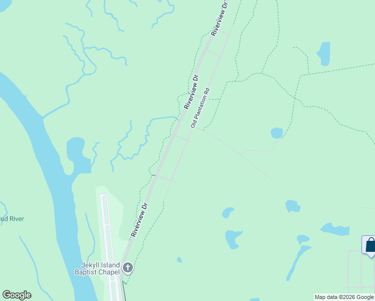 map of restaurants, bars, coffee shops, grocery stores, and more near 556 Old Plantation Road in Jekyll Island