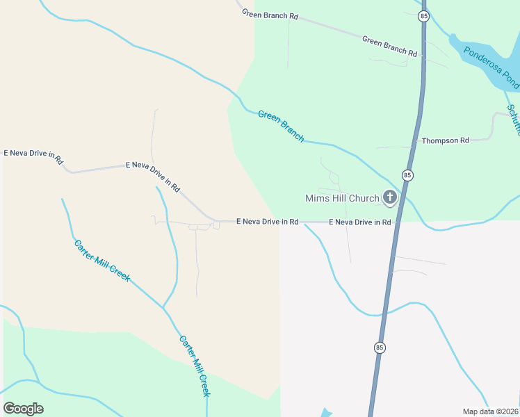 map of restaurants, bars, coffee shops, grocery stores, and more near 1499 East Neva Drive in Road in Geneva