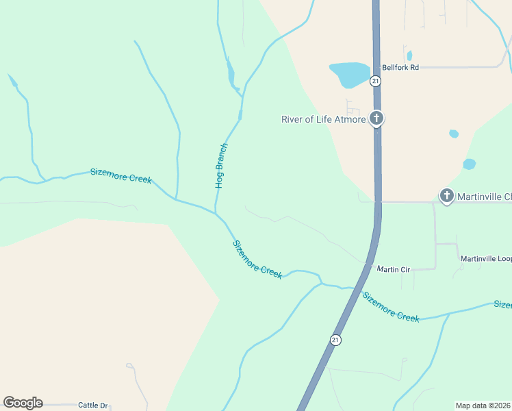 map of restaurants, bars, coffee shops, grocery stores, and more near Unnamed Rd in Atmore