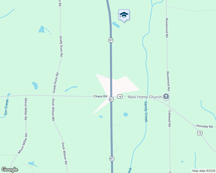 map of restaurants, bars, coffee shops, grocery stores, and more near 1638 Alabama 87 in Samson