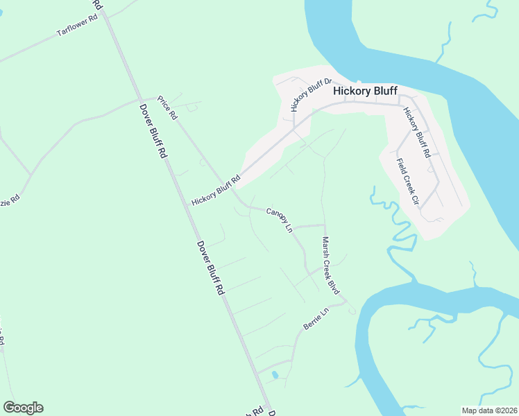 map of restaurants, bars, coffee shops, grocery stores, and more near 30 Bitter End Court in Waverly