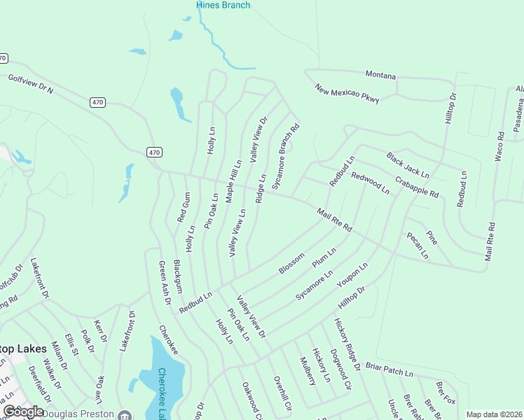 map of restaurants, bars, coffee shops, grocery stores, and more near Ridge Lane in Normangee