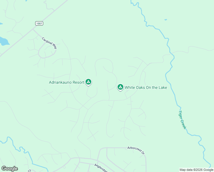 map of restaurants, bars, coffee shops, grocery stores, and more near Sanita in Brookeland