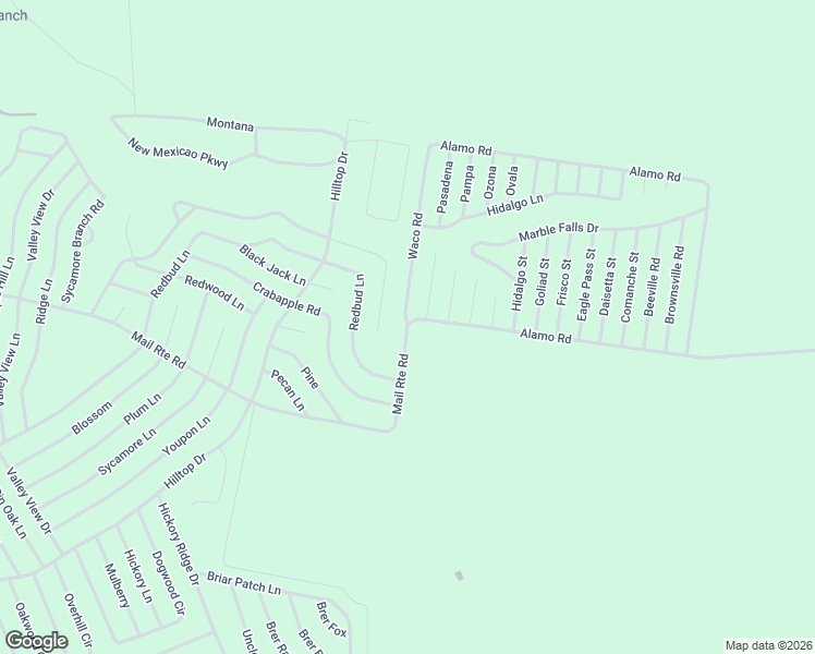 map of restaurants, bars, coffee shops, grocery stores, and more near Mail Route Road in Normangee