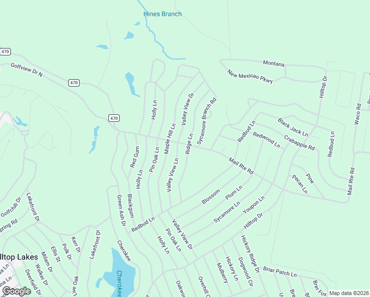 map of restaurants, bars, coffee shops, grocery stores, and more near Mail Route Drive in Normangee
