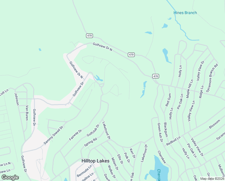 map of restaurants, bars, coffee shops, grocery stores, and more near 139 Fairway Circle in Hilltop Lakes