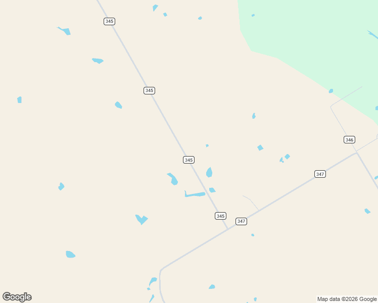 map of restaurants, bars, coffee shops, grocery stores, and more near 186 County Road 345 in Rosebud