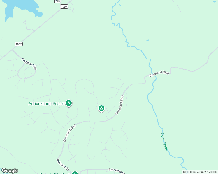 map of restaurants, bars, coffee shops, grocery stores, and more near 101 Sloe Lane in Brookeland