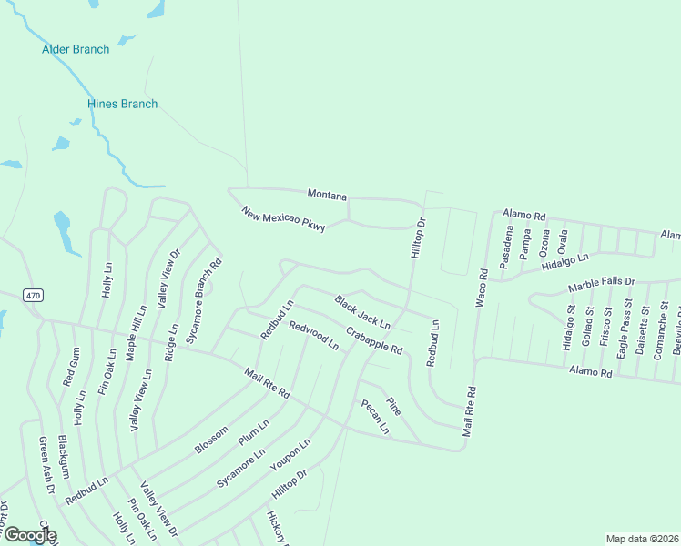 map of restaurants, bars, coffee shops, grocery stores, and more near Holly Springs Road in Normangee
