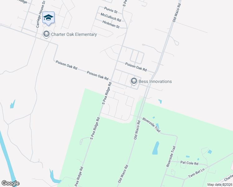 map of restaurants, bars, coffee shops, grocery stores, and more near 2604 Crystal Ann Drive in Temple