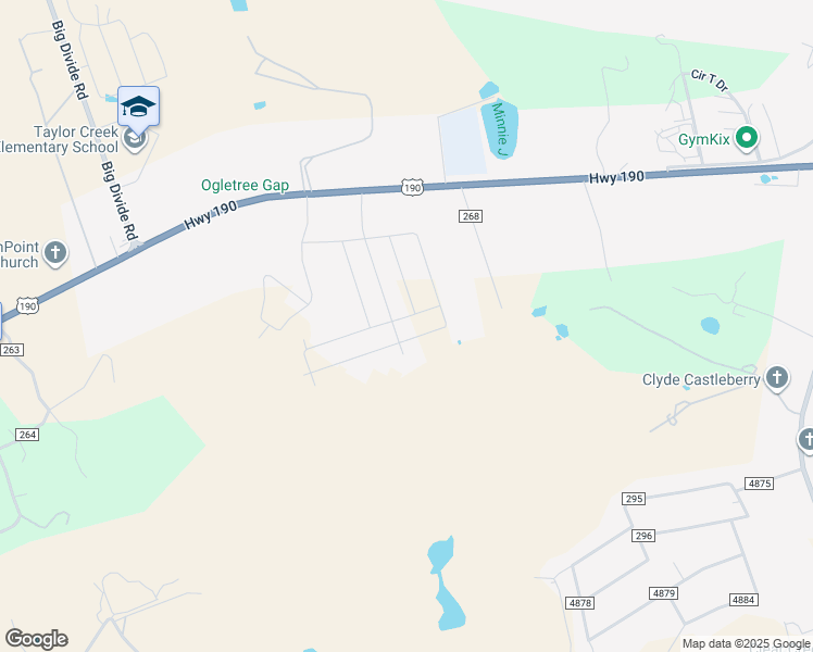 map of restaurants, bars, coffee shops, grocery stores, and more near 2086 Suja Lane in Copperas Cove