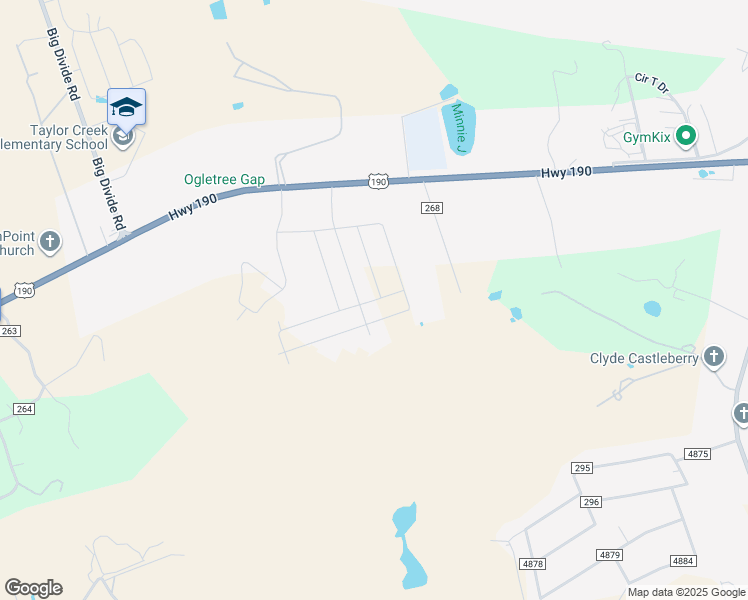 map of restaurants, bars, coffee shops, grocery stores, and more near 2064 Suja Lane in Copperas Cove