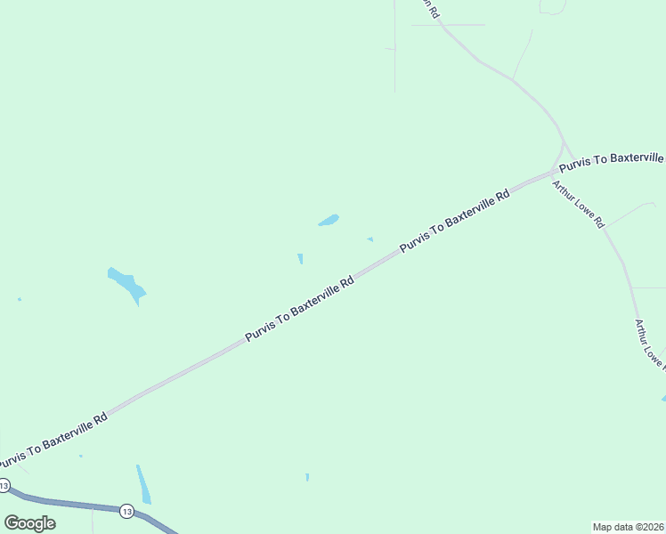 map of restaurants, bars, coffee shops, grocery stores, and more near 2272 Purvis To Baxterville Road in Lumberton