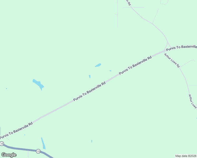 map of restaurants, bars, coffee shops, grocery stores, and more near 2272 Purvis To Baxterville Road in Lumberton
