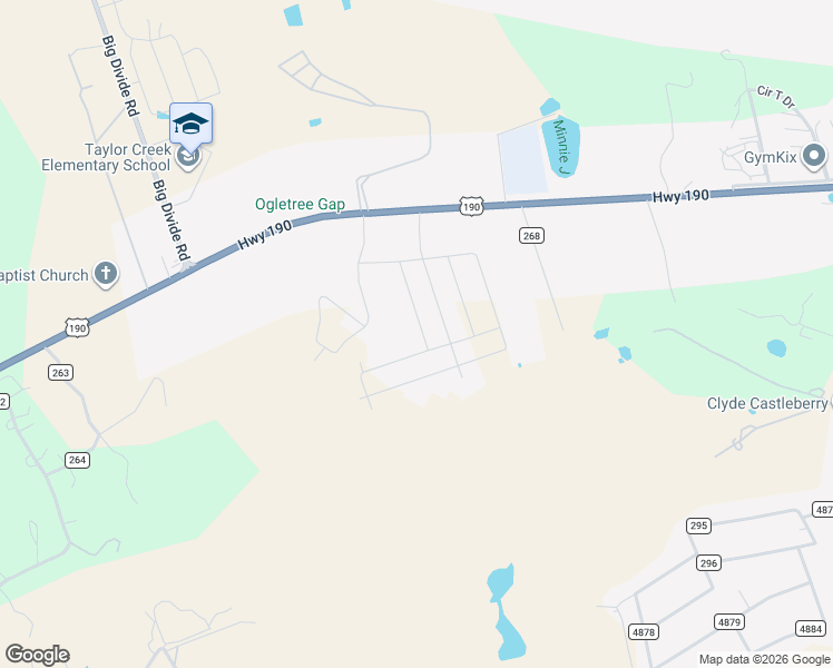 map of restaurants, bars, coffee shops, grocery stores, and more near 1876 Highway 190 in Copperas Cove