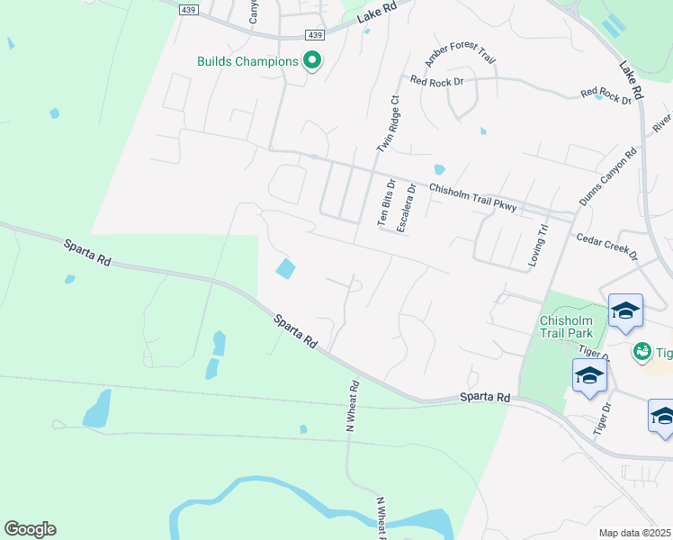 map of restaurants, bars, coffee shops, grocery stores, and more near 2312 Sparta Road in Belton