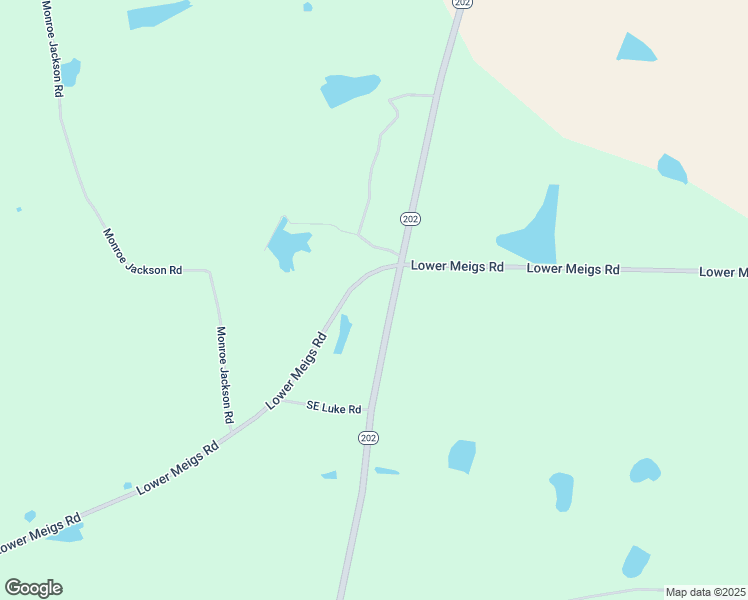 map of restaurants, bars, coffee shops, grocery stores, and more near 5541-5607 Lower Meigs Road in Meigs