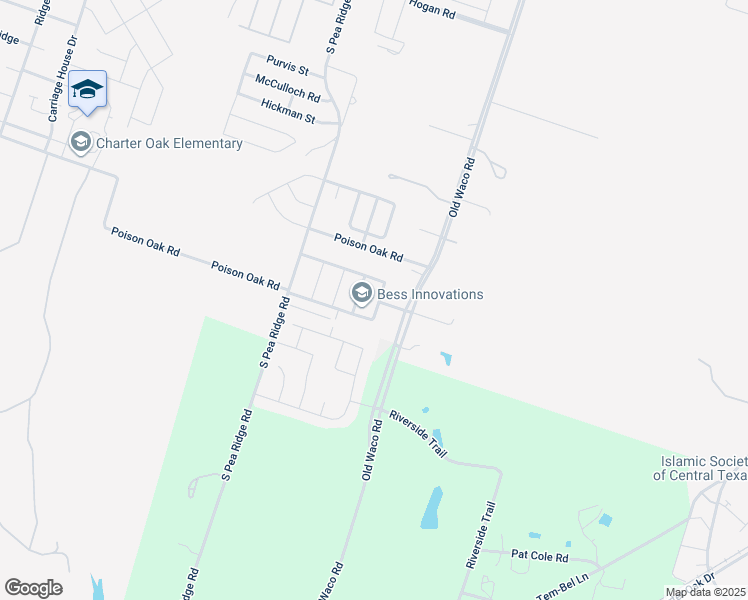 map of restaurants, bars, coffee shops, grocery stores, and more near 2518 Spotted Dove Drive in Temple