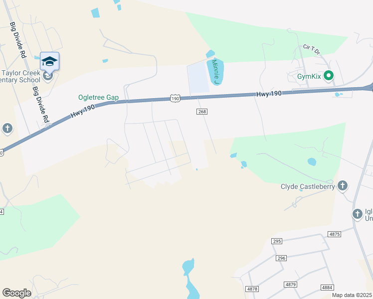 map of restaurants, bars, coffee shops, grocery stores, and more near 2064 Suja Lane in Copperas Cove