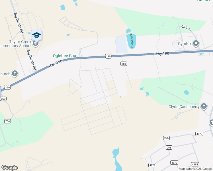 map of restaurants, bars, coffee shops, grocery stores, and more near 2064 Suja Lane in Copperas Cove