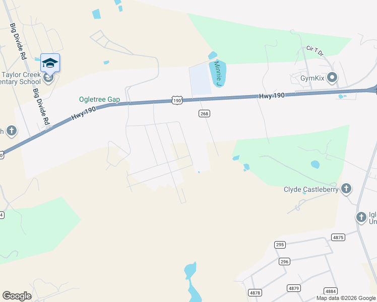 map of restaurants, bars, coffee shops, grocery stores, and more near 2064 Suja Lane in Copperas Cove