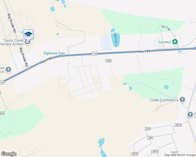 map of restaurants, bars, coffee shops, grocery stores, and more near 2064 Suja Lane in Copperas Cove