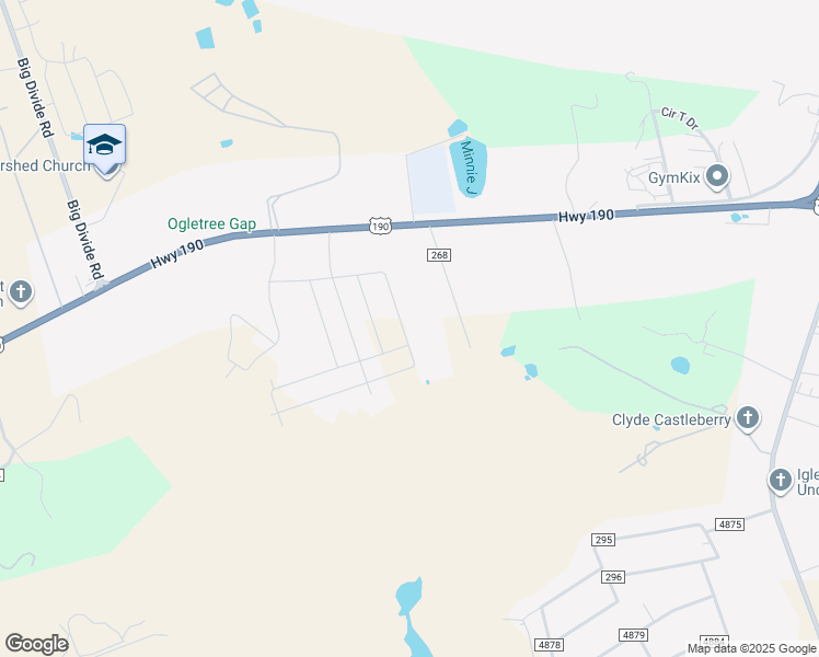 map of restaurants, bars, coffee shops, grocery stores, and more near 2064 Suja Lane in Copperas Cove