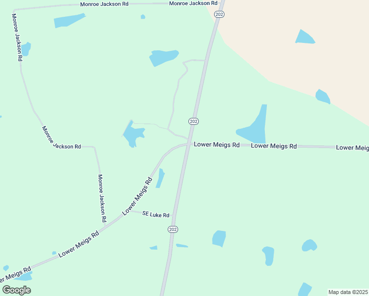 map of restaurants, bars, coffee shops, grocery stores, and more near 5541 Lower Meigs Road in Meigs