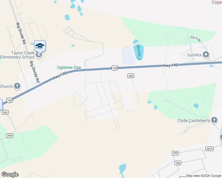 map of restaurants, bars, coffee shops, grocery stores, and more near 1821 W Hwy 190 in Copperas Cove