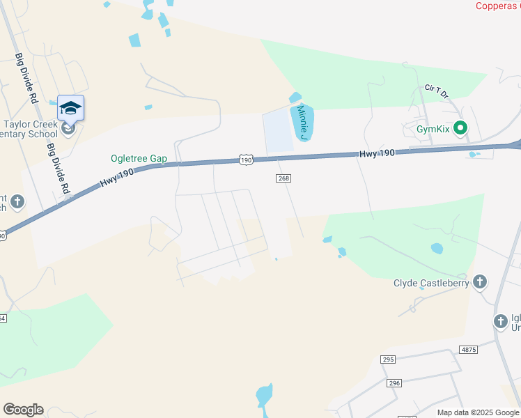 map of restaurants, bars, coffee shops, grocery stores, and more near 2028 Suja Lane in Copperas Cove