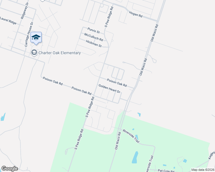 map of restaurants, bars, coffee shops, grocery stores, and more near 7306 Golden Heart Drive in Temple