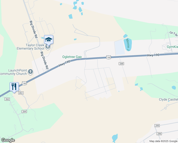 map of restaurants, bars, coffee shops, grocery stores, and more near 1901 U.S. 190 in Copperas Cove