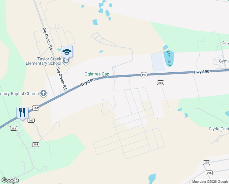 map of restaurants, bars, coffee shops, grocery stores, and more near 1901 U.S. 190 in Copperas Cove