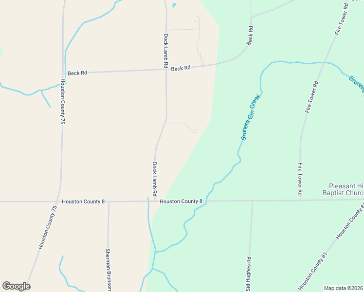 map of restaurants, bars, coffee shops, grocery stores, and more near 1323 Dock Lamb Road in Pansey