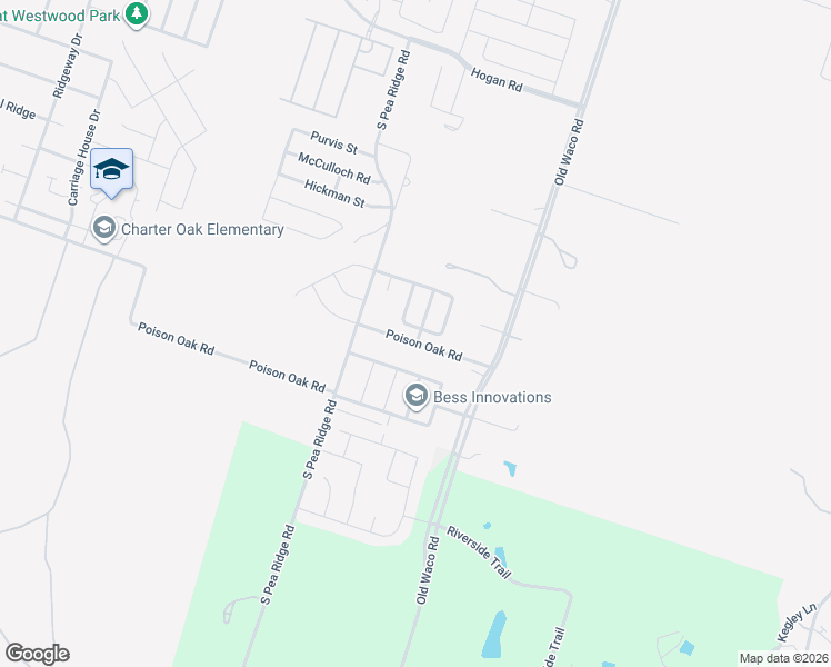 map of restaurants, bars, coffee shops, grocery stores, and more near 7307 Upland Bend Drive in Temple