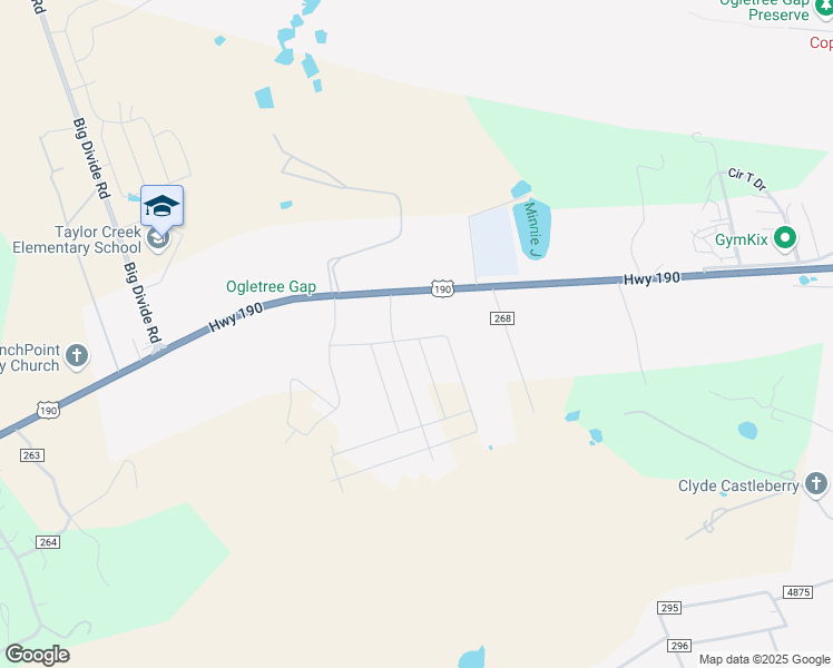map of restaurants, bars, coffee shops, grocery stores, and more near 1821 W Hwy 190 in Copperas Cove