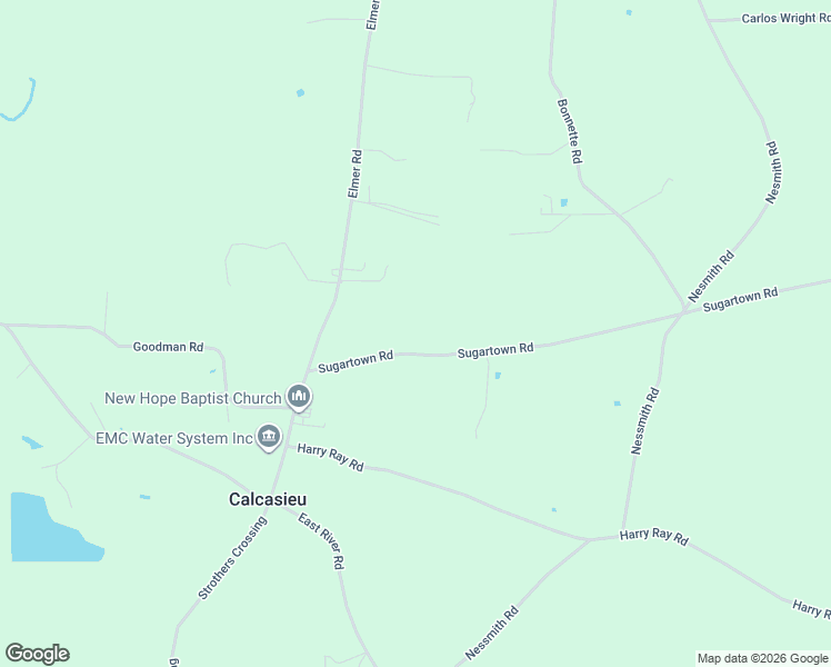 map of restaurants, bars, coffee shops, grocery stores, and more near 55 Sugartown Road in Glenmora