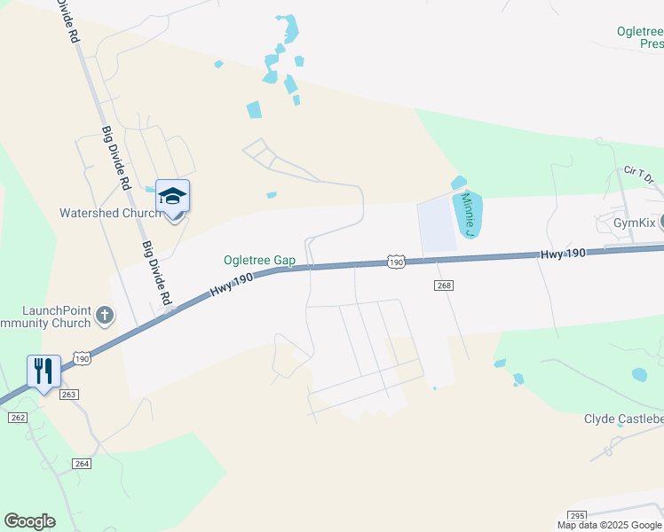 map of restaurants, bars, coffee shops, grocery stores, and more near 1878 U.S. Highway 190 in Copperas Cove
