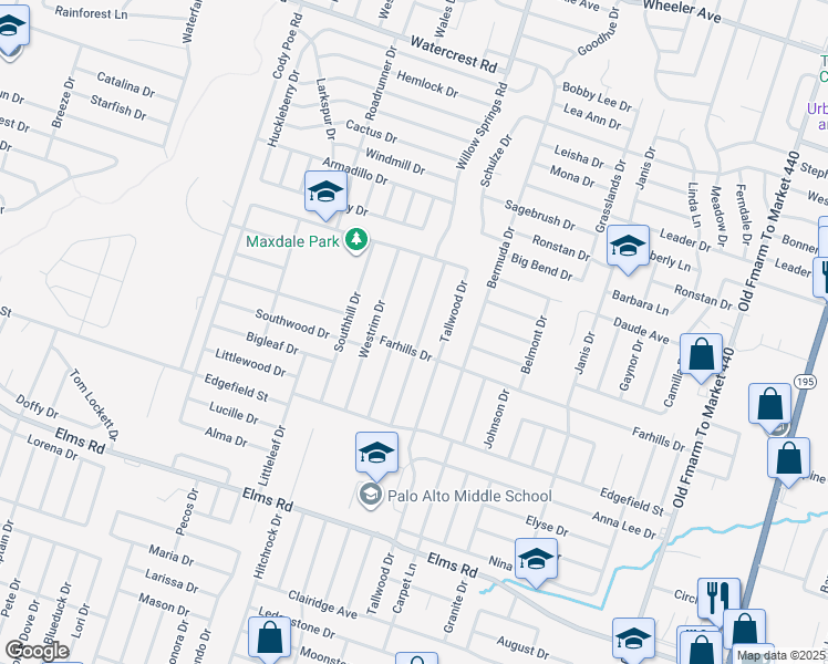 map of restaurants, bars, coffee shops, grocery stores, and more near 3110 Sungate Drive in Killeen