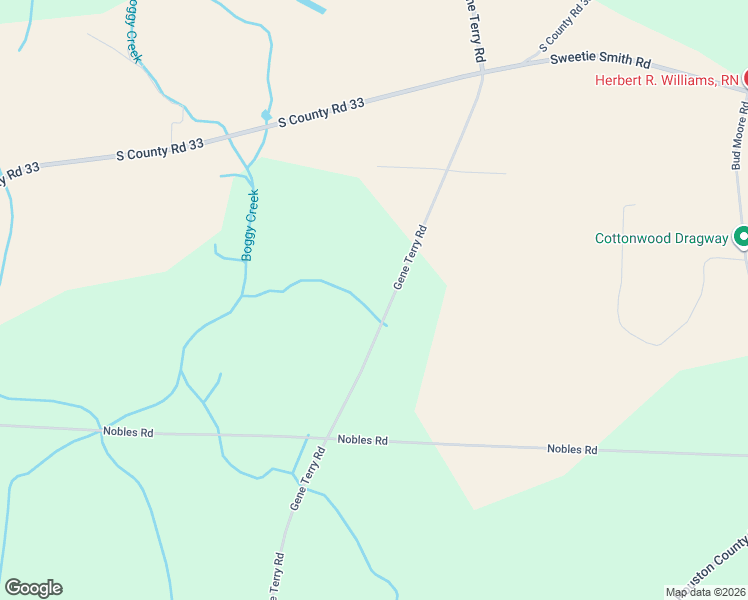 map of restaurants, bars, coffee shops, grocery stores, and more near 4269-4451 Gene Terry Road in Cottonwood