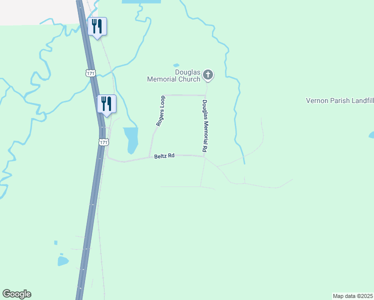 map of restaurants, bars, coffee shops, grocery stores, and more near 431 Beltz Road in Leesville